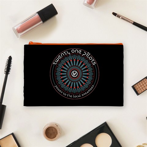 Twenty One Pilots Power To The Local Dreamder Cosmetic Bag (Medium) from ArtsNow.com Front