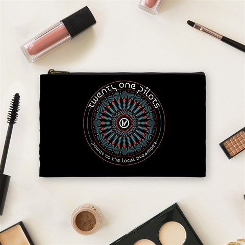 Twenty One Pilots Power To The Local Dreamder Cosmetic Bag (Medium) from ArtsNow.com Front