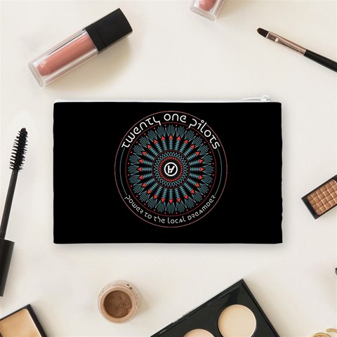 Twenty One Pilots Power To The Local Dreamder Cosmetic Bag (Medium) from ArtsNow.com Back
