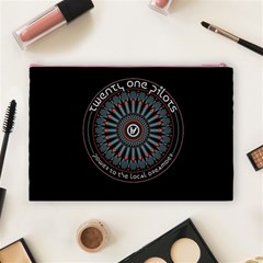 Twenty One Pilots Power To The Local Dreamder Cosmetic Bag (Large) from ArtsNow.com Back