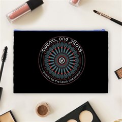 Twenty One Pilots Power To The Local Dreamder Cosmetic Bag (Large) from ArtsNow.com Back