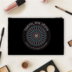 Twenty One Pilots Power To The Local Dreamder Cosmetic Bag (Large) from ArtsNow.com Back