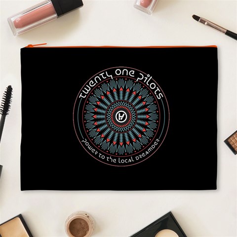 Twenty One Pilots Power To The Local Dreamder Cosmetic Bag (XL) from ArtsNow.com Front