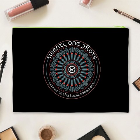 Twenty One Pilots Power To The Local Dreamder Cosmetic Bag (XL) from ArtsNow.com Back