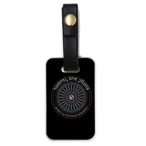 Twenty One Pilots Power To The Local Dreamder Luggage Tag (one side) from ArtsNow.com Front