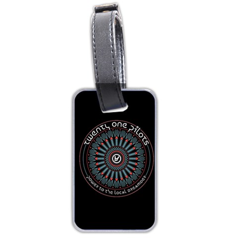 Twenty One Pilots Power To The Local Dreamder Luggage Tag (two sides) from ArtsNow.com Back