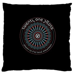 Twenty One Pilots Power To The Local Dreamder Large Cushion Case (Two Sides) from ArtsNow.com Back