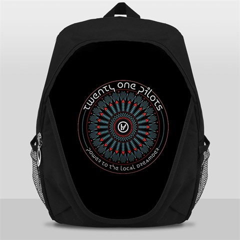 Twenty One Pilots Power To The Local Dreamder Backpack Bag from ArtsNow.com Front