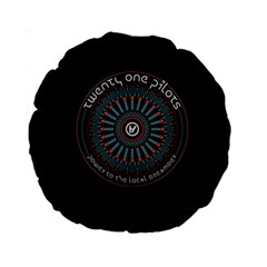 Twenty One Pilots Power To The Local Dreamder Standard 15  Premium Round Cushion  from ArtsNow.com Back