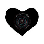 Twenty One Pilots Power To The Local Dreamder Standard 16  Premium Heart Shape Cushion 