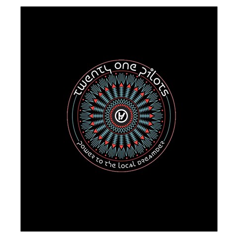Twenty One Pilots Power To The Local Dreamder Drawstring Pouch (Small) from ArtsNow.com Front