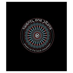Twenty One Pilots Power To The Local Dreamder Drawstring Pouch (Small) from ArtsNow.com Back