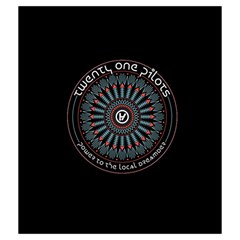 Twenty One Pilots Power To The Local Dreamder Drawstring Pouch (Medium) from ArtsNow.com Back