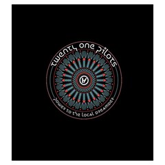 Twenty One Pilots Power To The Local Dreamder Drawstring Pouch (Large) from ArtsNow.com Back