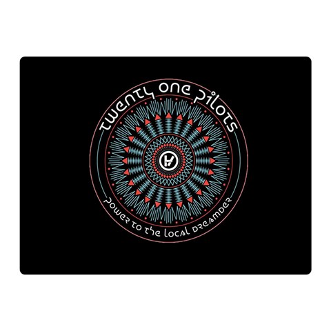 Twenty One Pilots Power To The Local Dreamder Double Sided Flano Blanket (Mini) from ArtsNow.com 35 x27  Blanket Front