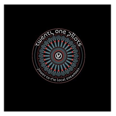 Twenty One Pilots Power To The Local Dreamder Large Satin Scarf (Square) from ArtsNow.com Front