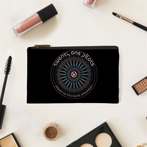 Twenty One Pilots Power To The Local Dreamder Cosmetic Bag (XS) from ArtsNow.com Front