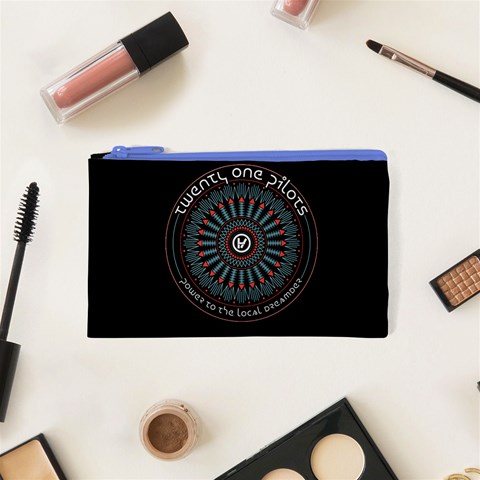Twenty One Pilots Power To The Local Dreamder Cosmetic Bag (XS) from ArtsNow.com Front