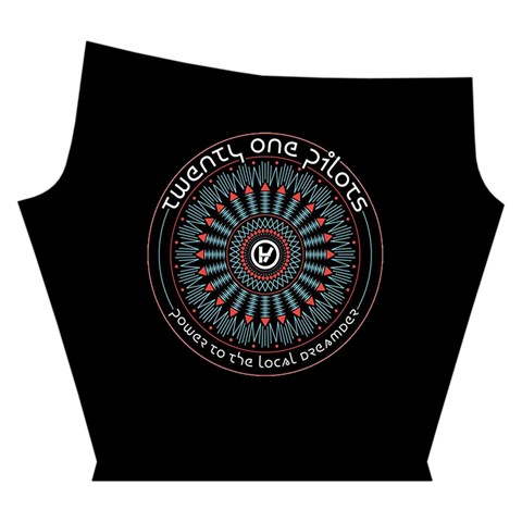 Twenty One Pilots Power To The Local Dreamder Yoga Cropped Leggings from ArtsNow.com Right