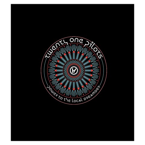 Twenty One Pilots Power To The Local Dreamder Drawstring Pouch (XXL) from ArtsNow.com Front