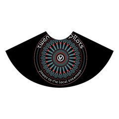 Twenty One Pilots Power To The Local Dreamder Midi Sleeveless Dress from ArtsNow.com Skirt Back