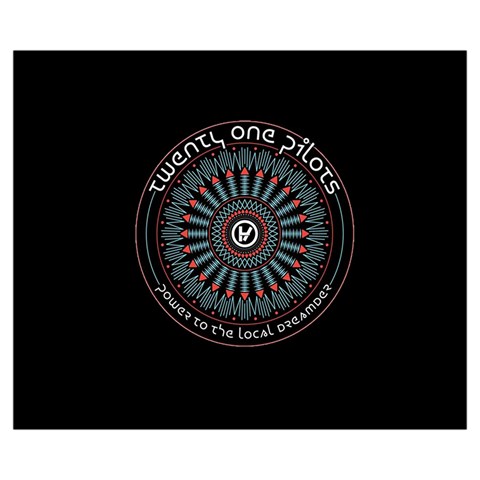 Twenty One Pilots Power To The Local Dreamder Medium Tote Bag from ArtsNow.com Front
