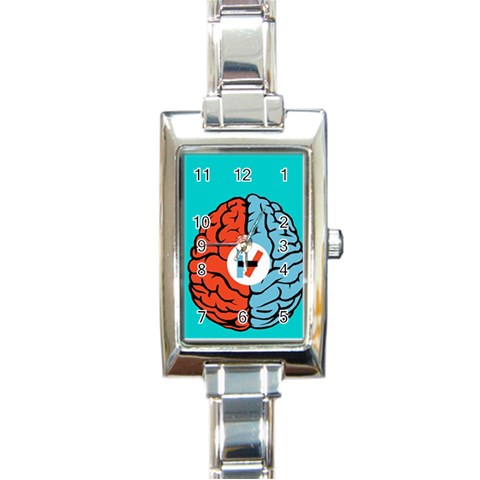 Twenty One Pilots  Rectangle Italian Charm Watch from ArtsNow.com Front