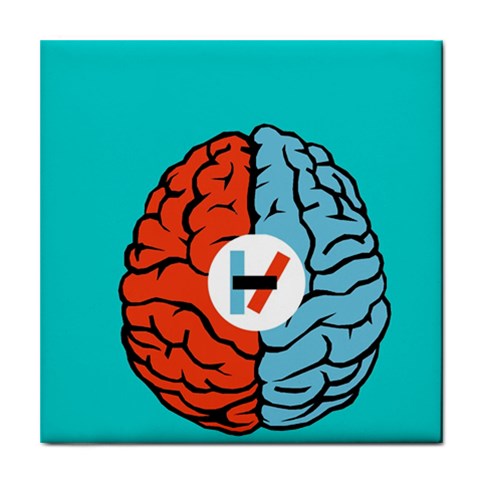Twenty One Pilots  Tile Coaster from ArtsNow.com Front