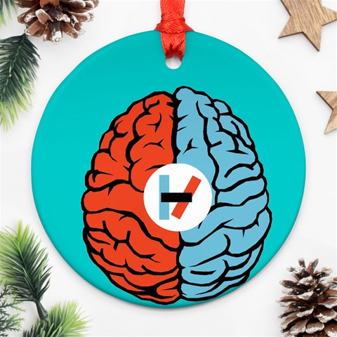 Twenty One Pilots  Ornament (Round) from ArtsNow.com Front