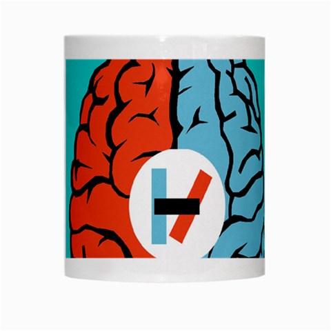 Twenty One Pilots  White Mug from ArtsNow.com Center