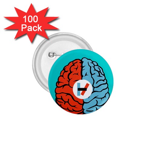 Twenty One Pilots  1.75  Button (100 pack)  from ArtsNow.com Front