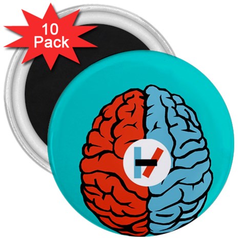 Twenty One Pilots  3  Magnet (10 pack) from ArtsNow.com Front
