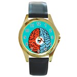 Twenty One Pilots  Round Gold Metal Watch