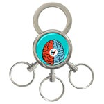 Twenty One Pilots  3-Ring Key Chain
