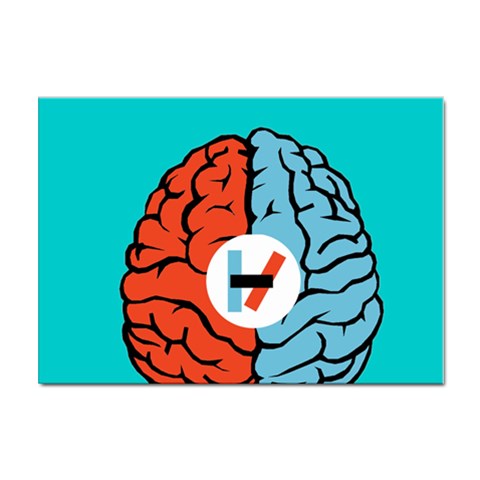 Twenty One Pilots  Sticker A4 (100 pack) from ArtsNow.com Front