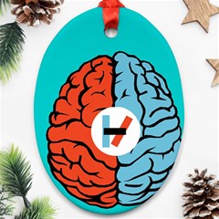Twenty One Pilots  Oval Ornament (Two Sides) from ArtsNow.com Front