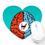Twenty One Pilots  Heart Mousepad