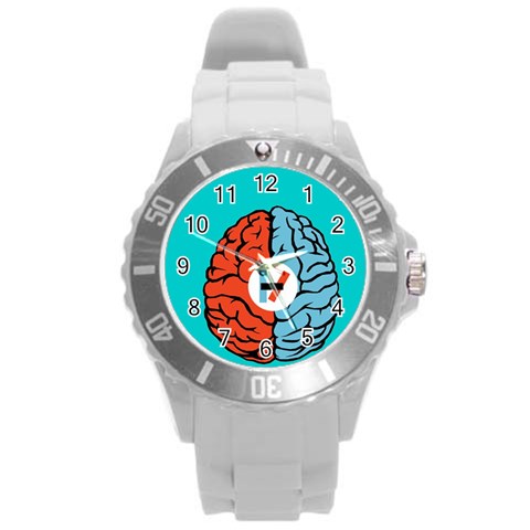 Twenty One Pilots  Round Plastic Sport Watch (L) from ArtsNow.com Front
