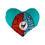 Twenty One Pilots  Standard 16  Premium Heart Shape Cushion 