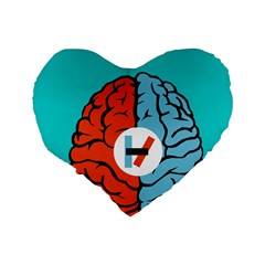 Twenty One Pilots  Standard 16  Premium Heart Shape Cushion  from ArtsNow.com Back