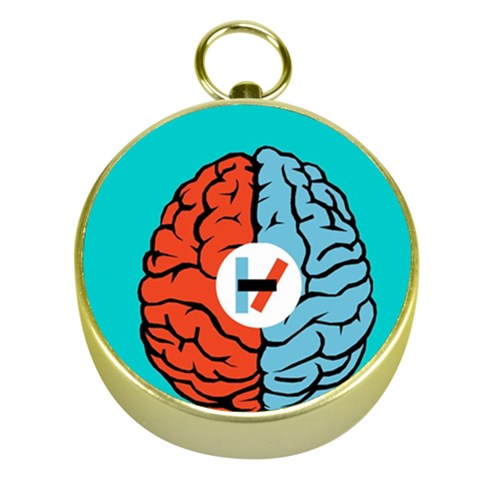 Twenty One Pilots  Gold Compass from ArtsNow.com Front
