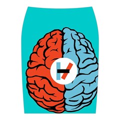 Twenty One Pilots  Midi Wrap Pencil Skirt from ArtsNow.com Back