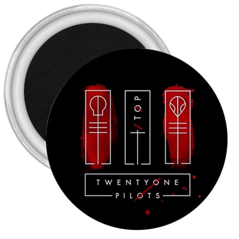 Twenty One Pilots 3  Magnet from ArtsNow.com Front