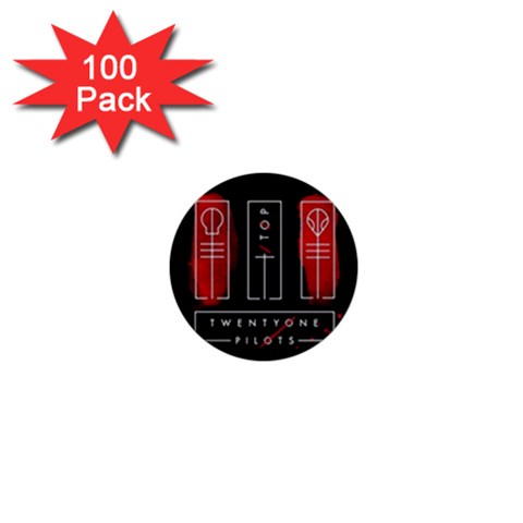 Twenty One Pilots 1  Mini Button (100 pack)  from ArtsNow.com Front