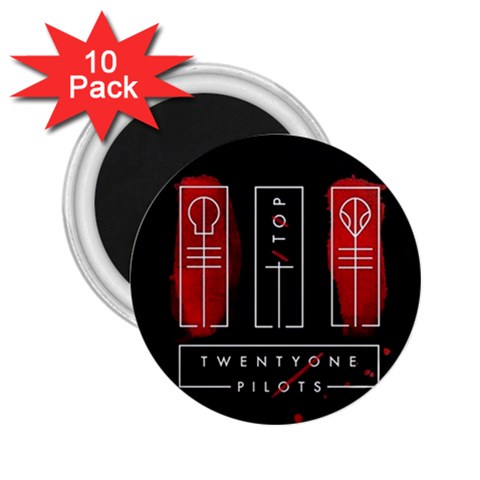 Twenty One Pilots 2.25  Magnet (10 pack) from ArtsNow.com Front