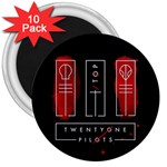 Twenty One Pilots 3  Magnet (10 pack)