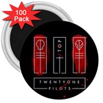 Twenty One Pilots 3  Magnet (100 pack)
