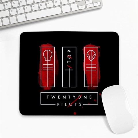 Twenty One Pilots Large Mousepad from ArtsNow.com Front