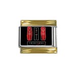 Twenty One Pilots Gold Trim Italian Charm (9mm)