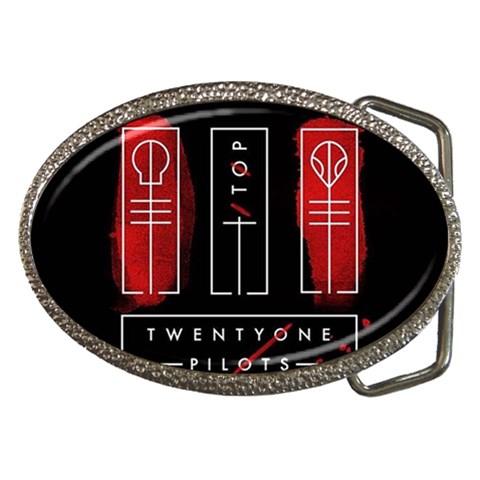Twenty One Pilots Belt Buckle from ArtsNow.com Front